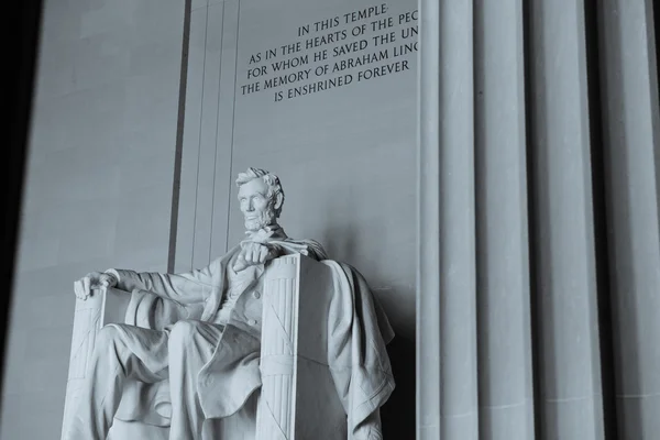 Lincoln memorial em Washington DC — Fotografia de Stock