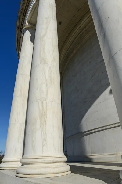 Pillére, a Jefferson emlékmű washington Dc — Stock Fotó