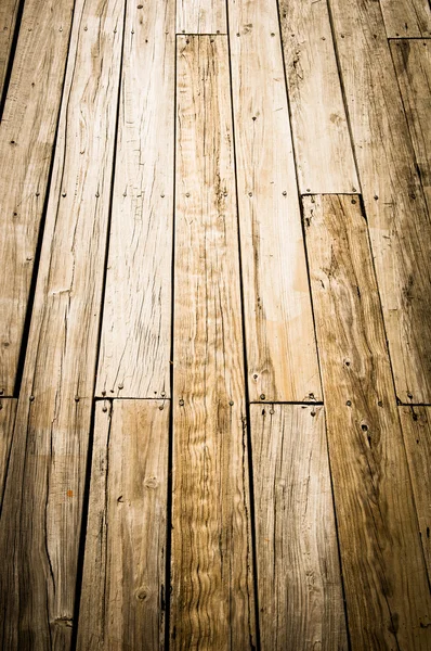 木甲板背景 — 图库照片