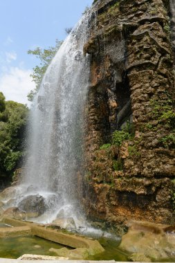 Castle hill şelale güzel Fransa