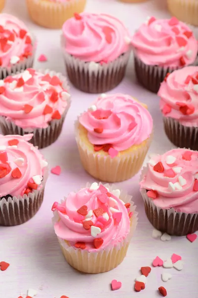 Cupcakes día de San Valentín —  Fotos de Stock