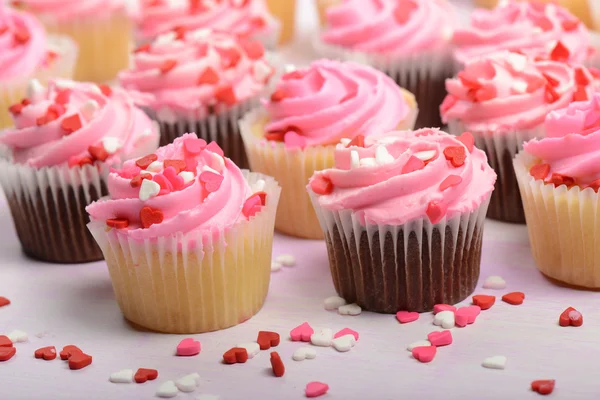 Cupcakes día de San Valentín —  Fotos de Stock