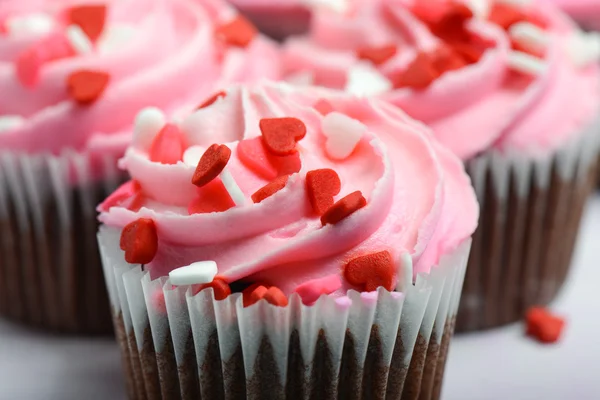 Roze cupcakes — Stockfoto