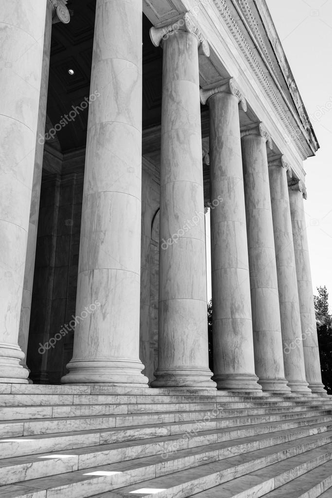 Pillars and Steps in Black and White Stock Photo by ©slickspics 41721047
