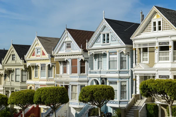 Alamo placu san francisco w stanie Kalifornia — Zdjęcie stockowe