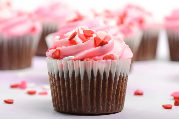 Roze cupcakes — Stockfoto