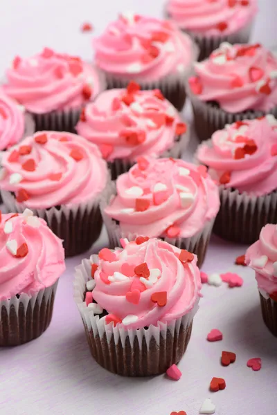 Roze cupcakes — Stockfoto