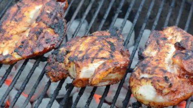 Barbekü Tavuğu Izgarada