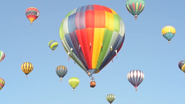 A Grande Corrida de Balões de Reno — Vídeo de Stock