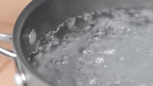 Kokande vatten — Stockvideo