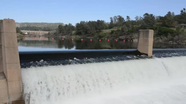Oroville Kalifornie dam — Stock video