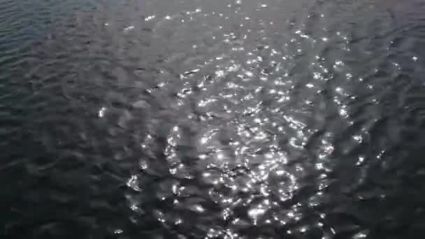 Dunkles Wasser Hintergrund — Stockvideo