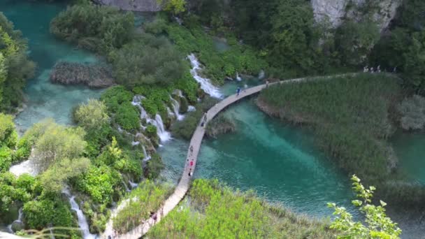 Parque nacional de Plitvice — Vídeo de Stock