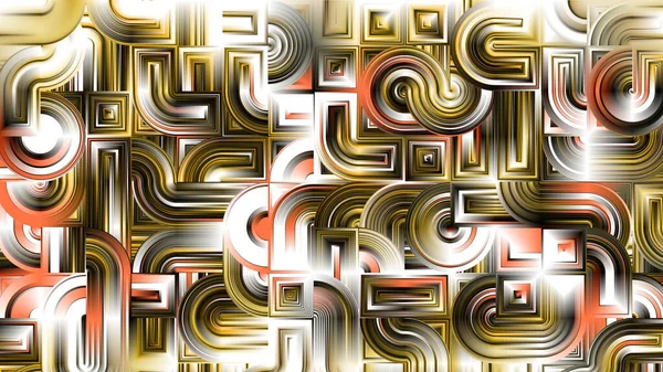Einzigartiges Abstraktes Design Fraktale Geometrie — Stockfoto