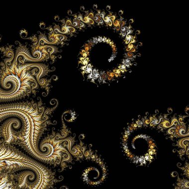 Fraktal çizimler, bilgisayar üretimi, soyut sanat, mozaik desen, simetrik ve geometrik şekiller, eşsiz tasarım