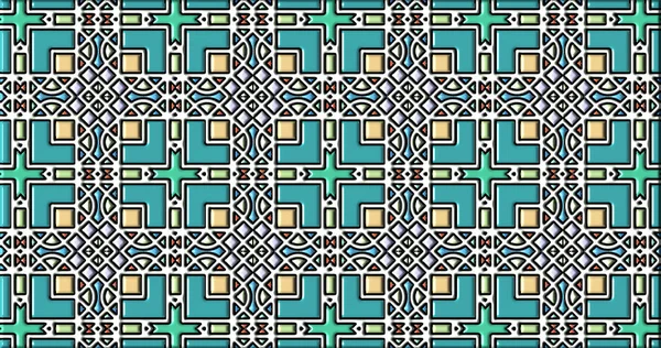 Geometrik süslemeli şekiller. Dekoratif simetrik arkaplan. Eşsiz ve yaratıcı tasarım. soyut renkli resimleme.