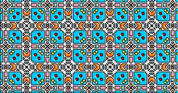 Geometrik süslemeli şekiller. Dekoratif simetrik arkaplan. Eşsiz ve yaratıcı tasarım. soyut renkli resimleme.