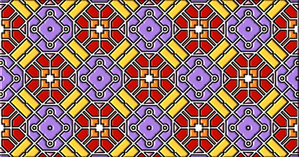 Geometrik süslemeli şekiller. Dekoratif simetrik arkaplan. Eşsiz ve yaratıcı tasarım. soyut renkli resimleme.