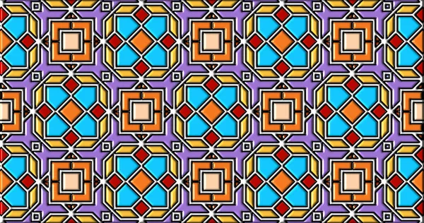 Geometrik süslemeli şekiller. Dekoratif simetrik arkaplan. Eşsiz ve yaratıcı tasarım. soyut renkli resimleme.