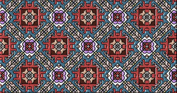 Geometric Ornamental Shapes Decorative Symmetrical Background Unique Creative Design Abstract — Stock Fotó