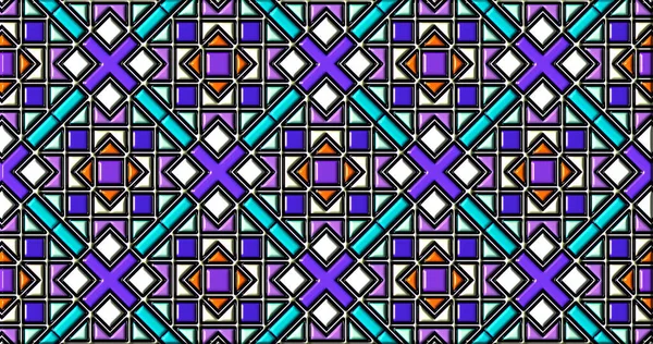 Geometric Ornamental Shapes Decorative Symmetrical Background Unique Creative Design Abstract — Stock Fotó