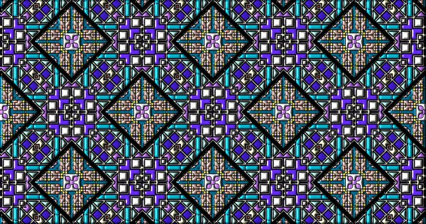 Geometrik süslemeli şekiller. Dekoratif simetrik arkaplan. Eşsiz ve yaratıcı tasarım. soyut renkli resimleme.