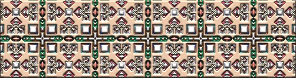 Geometric Ornamental Shapes Decorative Symmetrical Background Unique Creative Design Abstract —  Fotos de Stock