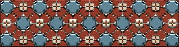 Geometrik süslemeli şekiller. Dekoratif simetrik arkaplan. Eşsiz ve yaratıcı tasarım. soyut renkli resimleme.