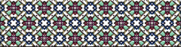 Geometric Ornamental Shapes Decorative Symmetrical Background Unique Creative Design Abstract — Photo