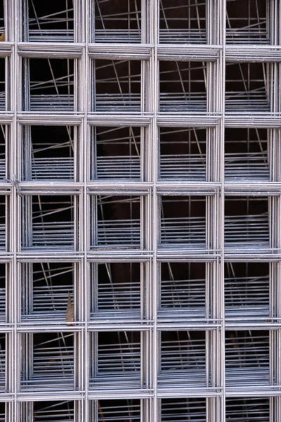 Stapel Metaalgaas Verticaal Beeld — Stockfoto