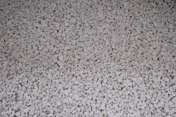 Steine Hintergrund Weiße Ziersteine Für Die Gartengestaltung — Stockfoto