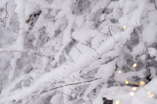 Размытый Абстрактный Снежный Фон Боке Фон Рождество Новый Год Заднем — стоковое фото