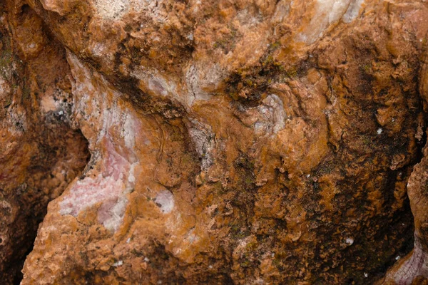 Mineral taş dokusu. Çiğ taş ve demir..