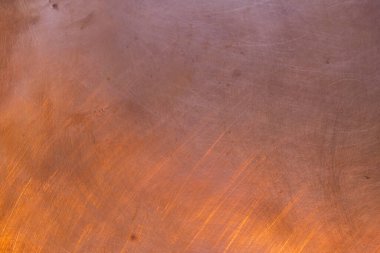 Bakır arka plan. Aşağıdan gelen ışık. Boşluğu kopyala.