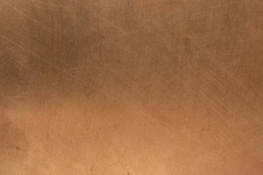 Bakır arka plan. Eski bakır yüzey.