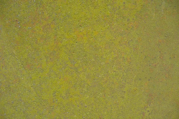 生锈的金属表面有苔藓 复制空间 — 图库照片