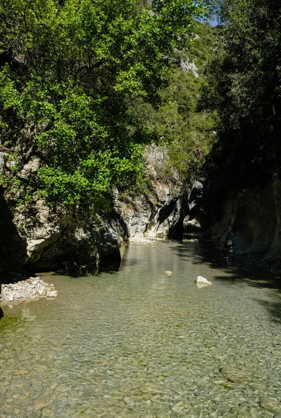 Toulourenc River Gorges Foot Mont Ventoux Provence Famous Place Hikers — Stock Photo, Image