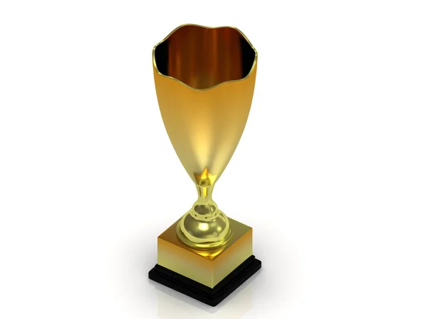 Vencedor copo de ouro — Fotografia de Stock