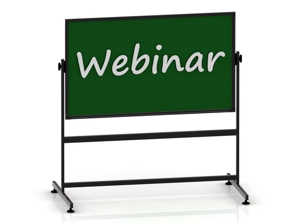 Webinar sobre tablero verde escolar —  Fotos de Stock