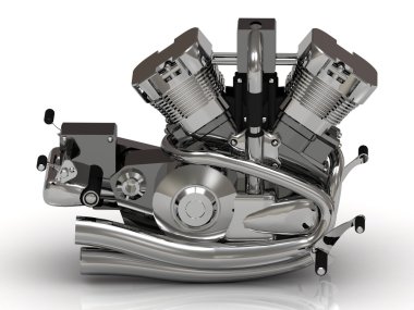 Krom motor silindir ile