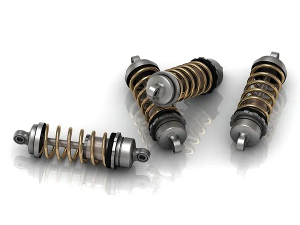 4 automotive shock absorber — Stock Photo, Image