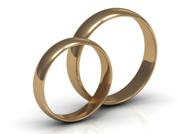 Menší zlatý prsten — Stock fotografie