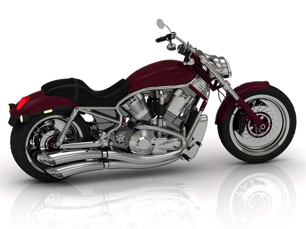 Beautiful road motorcycle