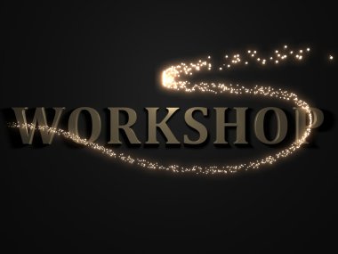 metal harflerle atölye