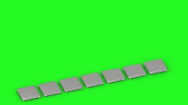 Gümüş çubuklar iş büyüme grafiği