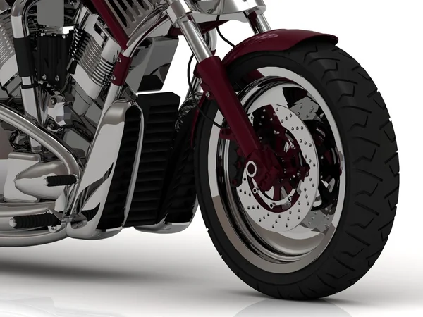 Big wheel av motorcykel — Stockfoto