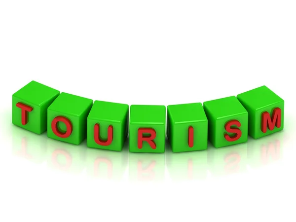 Tourism on a white background — Stock Photo, Image