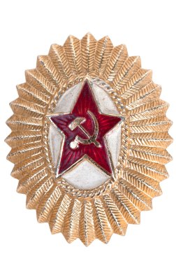 eski Sovyet cockarde, Sovyet amblemi.