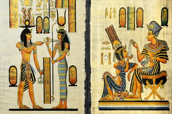 Papiro egípcio Fotografias De Stock Royalty-Free
