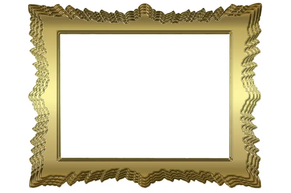 Gouden photoframe — Stockfoto